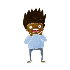 Cartoon Man Panicking N40