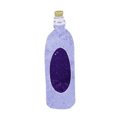 cartoon traditional bottle N11