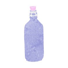 cartoon traditional bottle N12