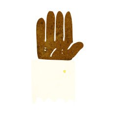 cartoon hand symbol N26