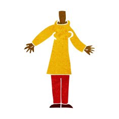 cartoon body (mix and match cartoons or add own photos) N43