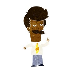 cartoon mna with mustache explaining N6