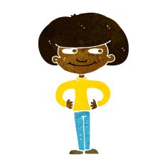 cartoon boy with hands on hips N5