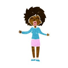 cartoon loud woman N6