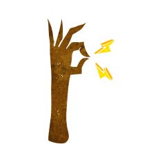 cartoon okay hand gesture N12