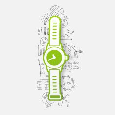 Drawing business formulas watch N19