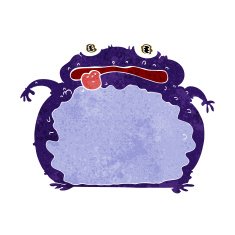 cartoon funny frog N11