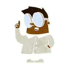 Cartoon Scientist N13