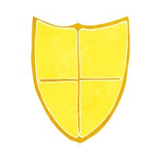cartoon heraldic shield N12