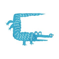 Cartoon Crocodile N58
