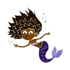 Cartoon Mermaid N41