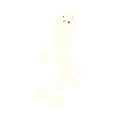 cartoon spooky ghost N68