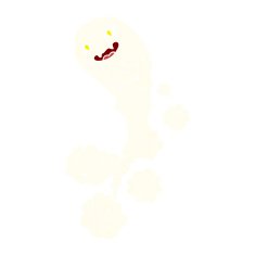 cartoon spooky ghost N69
