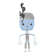 Cartoon Robot N197