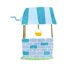 Cartoon Wishing Well N14