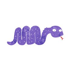funny cartoon snake N44