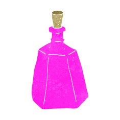 Cartoon Potion Bottle N10