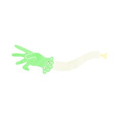 cartoon spooky victorian arm reaching N6