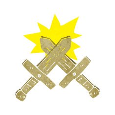 cartoon wooden sword fight N2