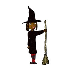 Cartoon Witch N26