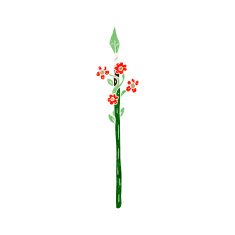 cartoon flowering spear N4