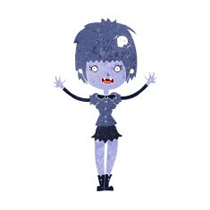 Cartoon Vampire Girl N140