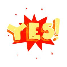 cartoon yes symbol N7