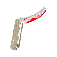 cartoon folding razor N6