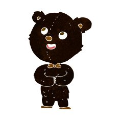 cartoon cute teddy bear N36