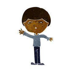 cartoon mean man N12