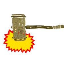 Cartoon Wooden Hammer N11