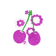cartoon cherries N19