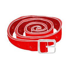 cartoon leather belt N14