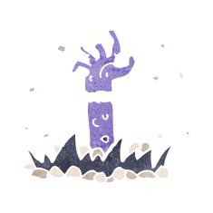 cartoon zombie arm N6