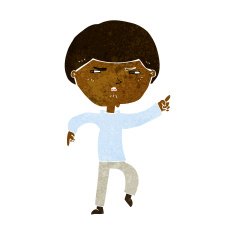 cartoon annoyed man N49