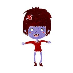 Cartoon Vampire Girl N142