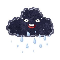 cartoon raincloud N13