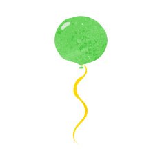 cartoon party balloon N7