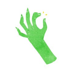 cartoon hand symbol N27