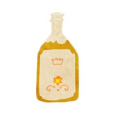 cartoon drinks bottle N2
