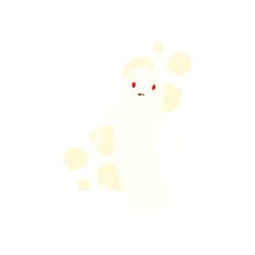 cartoon spooky ghost N71