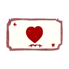 cartoon love heart frame N2