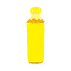 Cartoon Juice Bottle N14