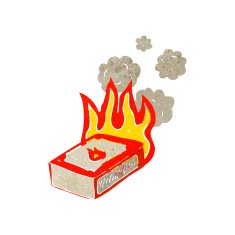 cartoon pack of matches N6