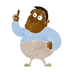Cartoon Man Asking Question N64