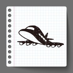 airplane doodle N81