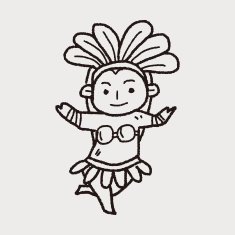 brazil dancer doodle N5