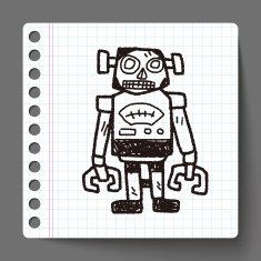 robot doodle N706