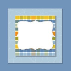 Cool template frame design for greeting card N33