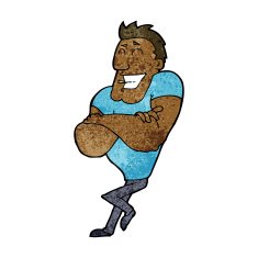 cartoon muscle guy N5